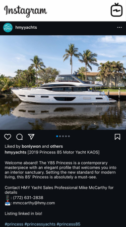 View IG Post - 2019 PRINCESS 85 MOTOR YACHT - Kaos