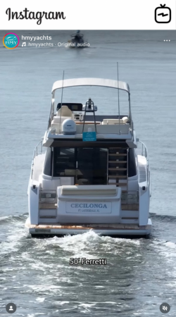 Watch IGTV Video - 2023 FERRETTI YACHTS 50 FLY - CECILONGA