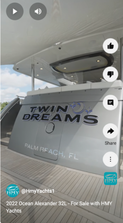 Watch YouTube Shorts - 2022 Ocean Alexander 32L