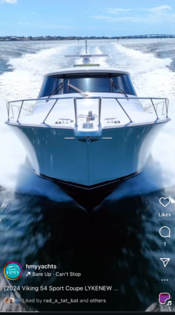 Watch IG Video - 2024 Viking 54 Sport Coupe LYKENEW