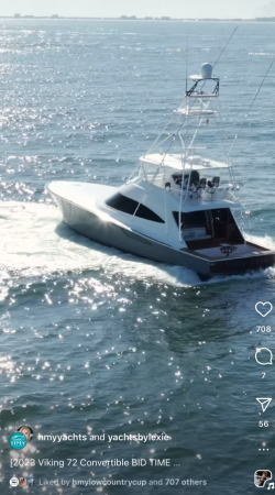 Watch IG Video - 2023 Viking 72 Convertible BID TIME