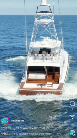 Watch IG Video - 2023 Viking 72 Convertible BID TIME