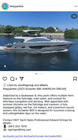 View IG Post - 2023 Schaefer 660 AMERICAN DREAM