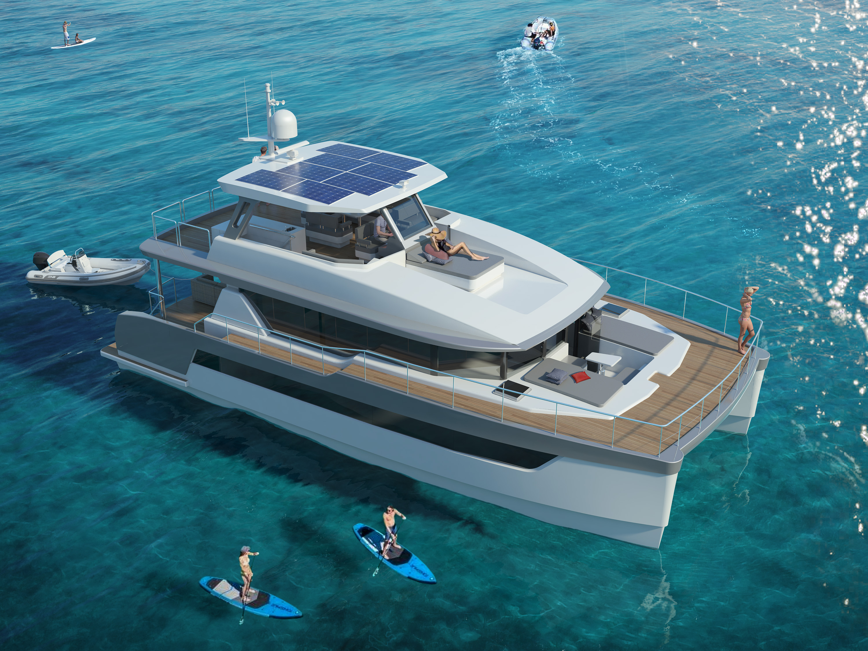 HMY Yacht Sales, Inc. Introduces Two Oceans 555 Power Catamaran