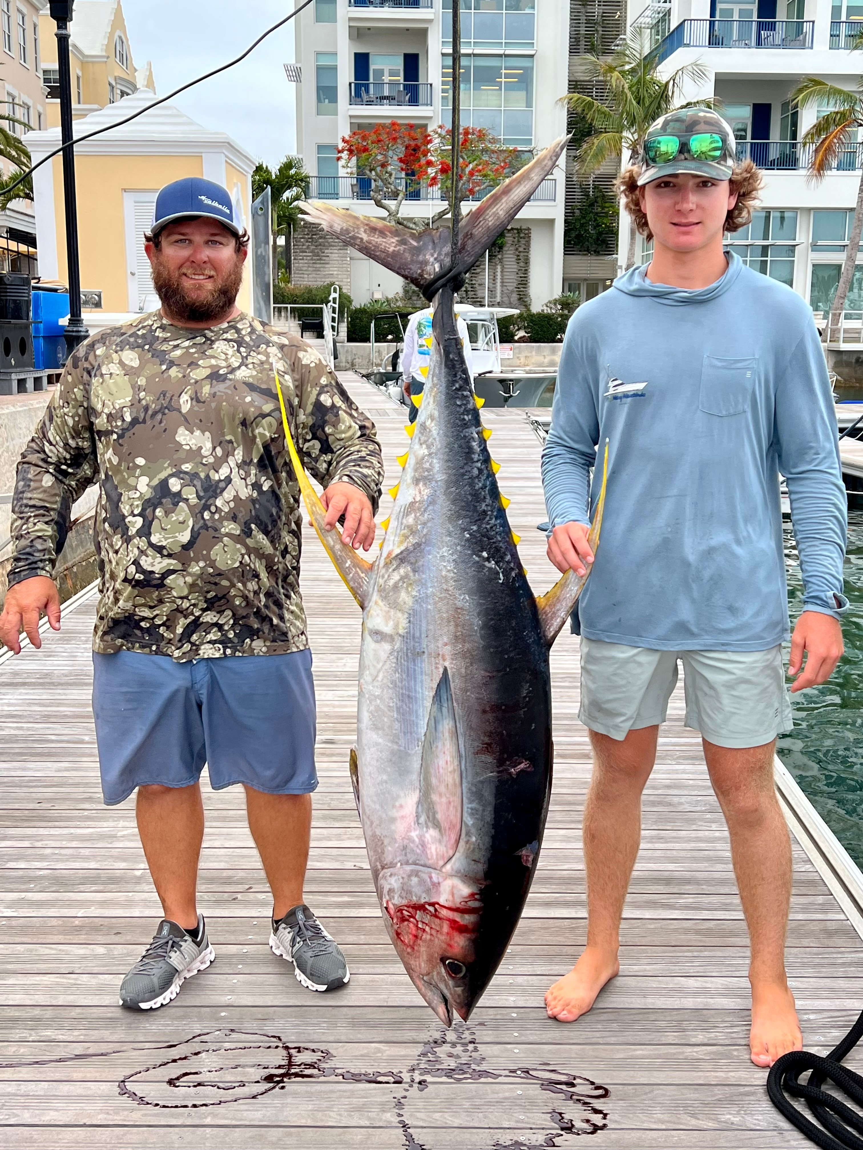 Will Gredick and Viking Demo Mate with yellowfin tuna. 