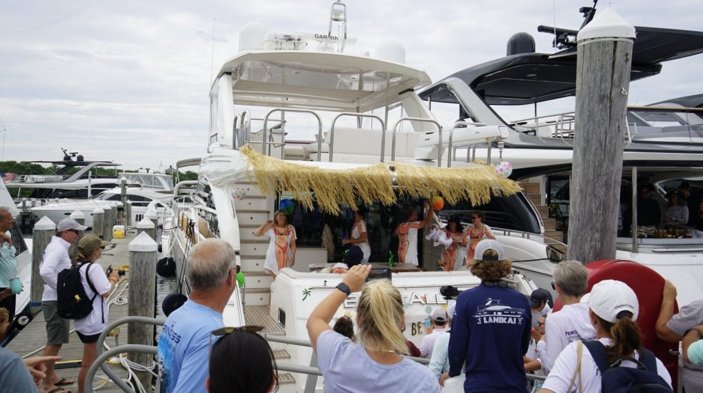 Princess yacht owners dock-tail competition in block island