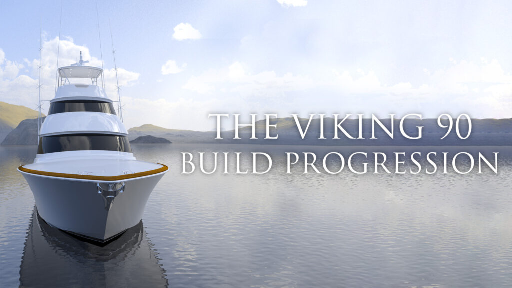 Viking 90 Sky Bridge model