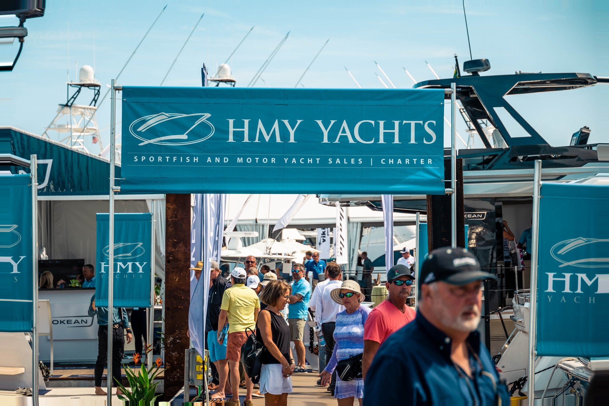 HMY Yachts at Boat Show