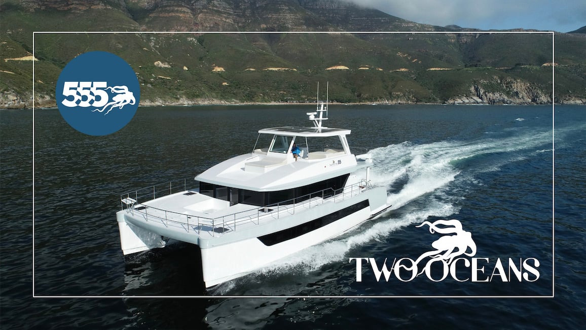 A Glimpse into the Outstanding Performance of The Two Oceans 555 Power Catamaran