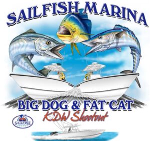 Logo for Big Dog Fat Cat fishing tournament