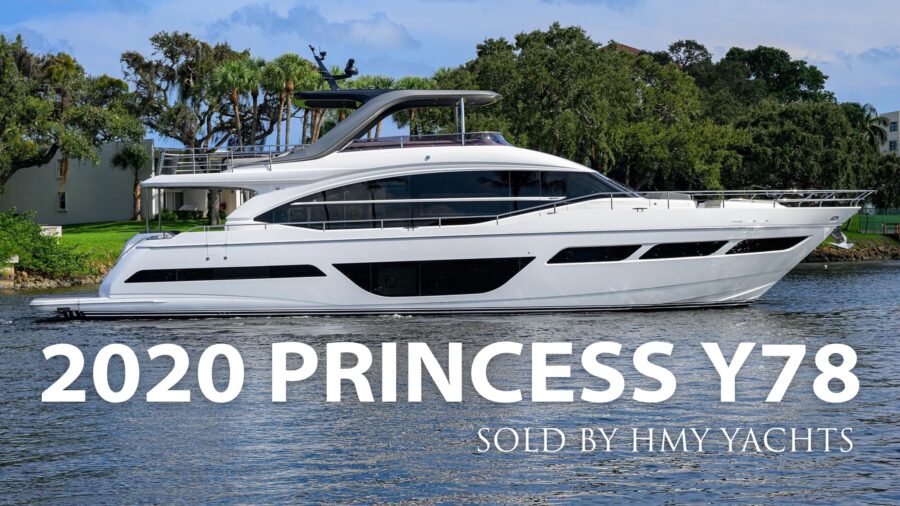 2020 Princess Y78 "Tar Heel" Sold by HMY's Mike McCarthy